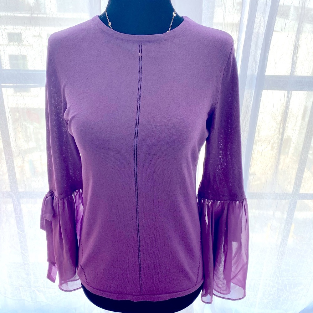 New York & Company purple blouse